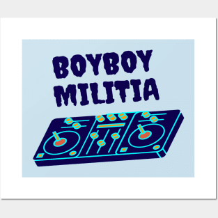 Boyboy Militia - Vinyl collection (blue) Posters and Art